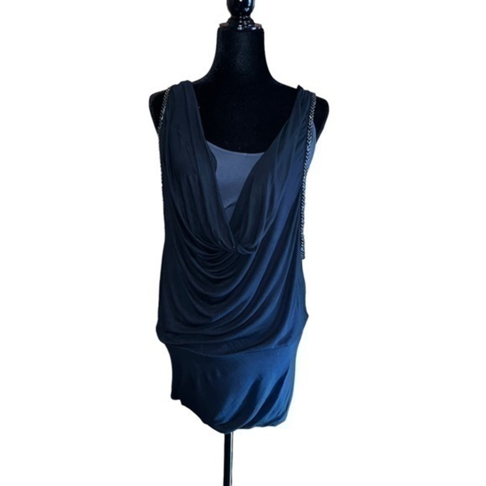 BCBGeneration Mini Layered and Beaded Dress